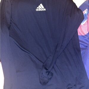 Adidas Dark Blue Long Sleeve Top